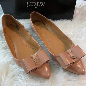 J Crew Emery Nude Flats Sz 10